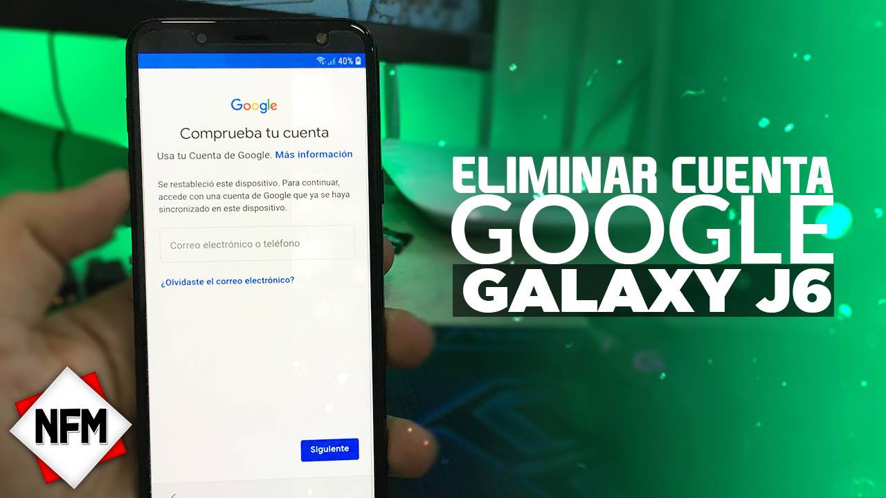 Eliminar Cuenta De Google Samsung Galaxy J600G,J600GF, J600GT, J600FN, J600F