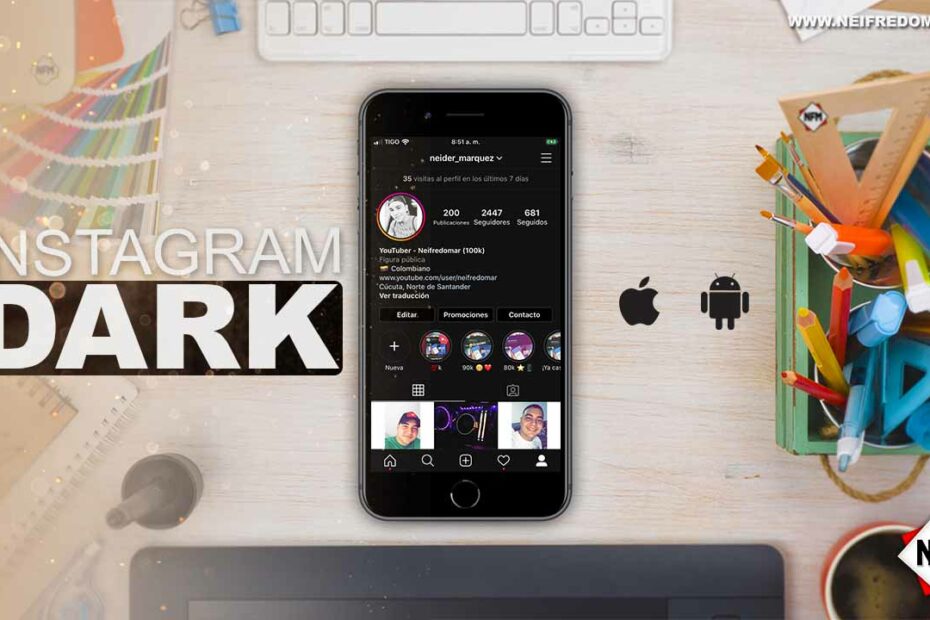 ¿Como Activar Modo Oscuro En Instagram?