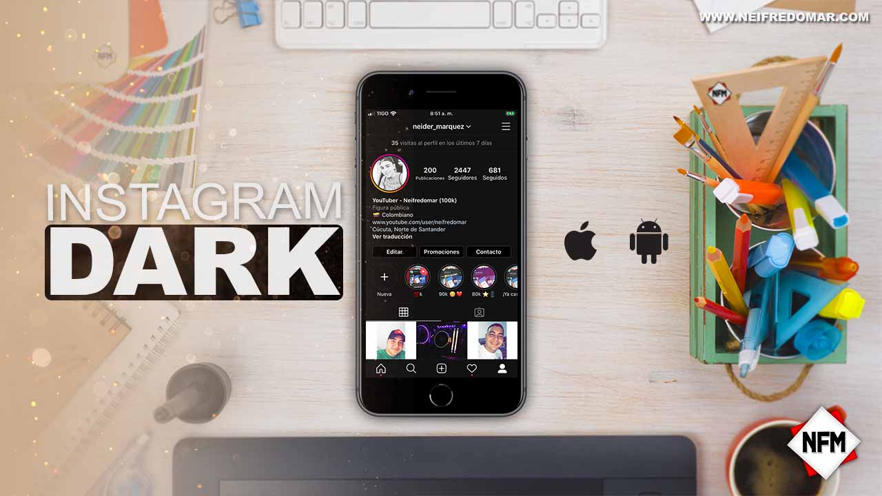 ¿Como Activar Modo Oscuro En Instagram?