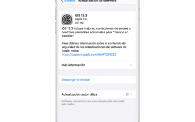 Actualizacion iOS 13.3 Oficial ya disponible –  Como descargar e instalar
