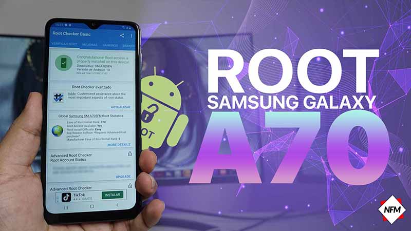 Root para samsung galaxy A70 (A705FN/ds / A705MN) one ui 2.5 Android 10