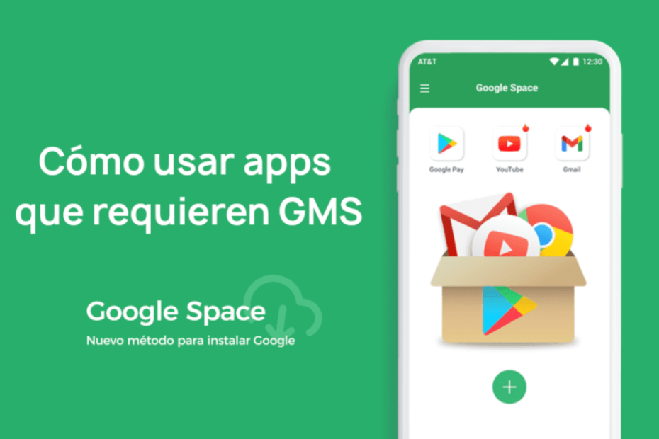 Como instalar play store, youtube, google y mas en un huawei y móviles que no tenga tienda | con GSPACE APK