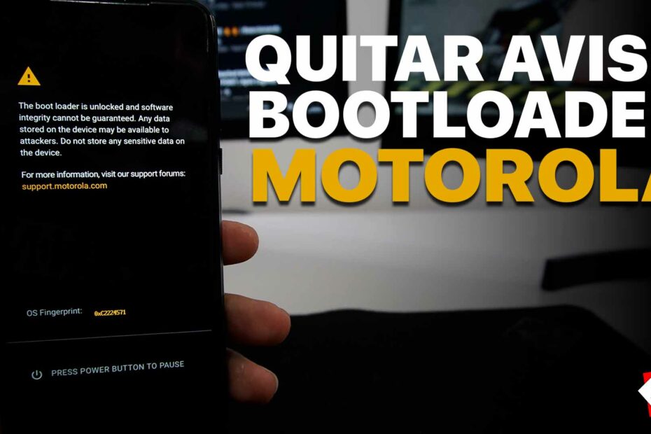 Como quitar el aviso de bootloader en cualquier motorola – bloquear bootloader de nuevo