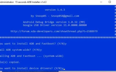 ADB drivers Setup